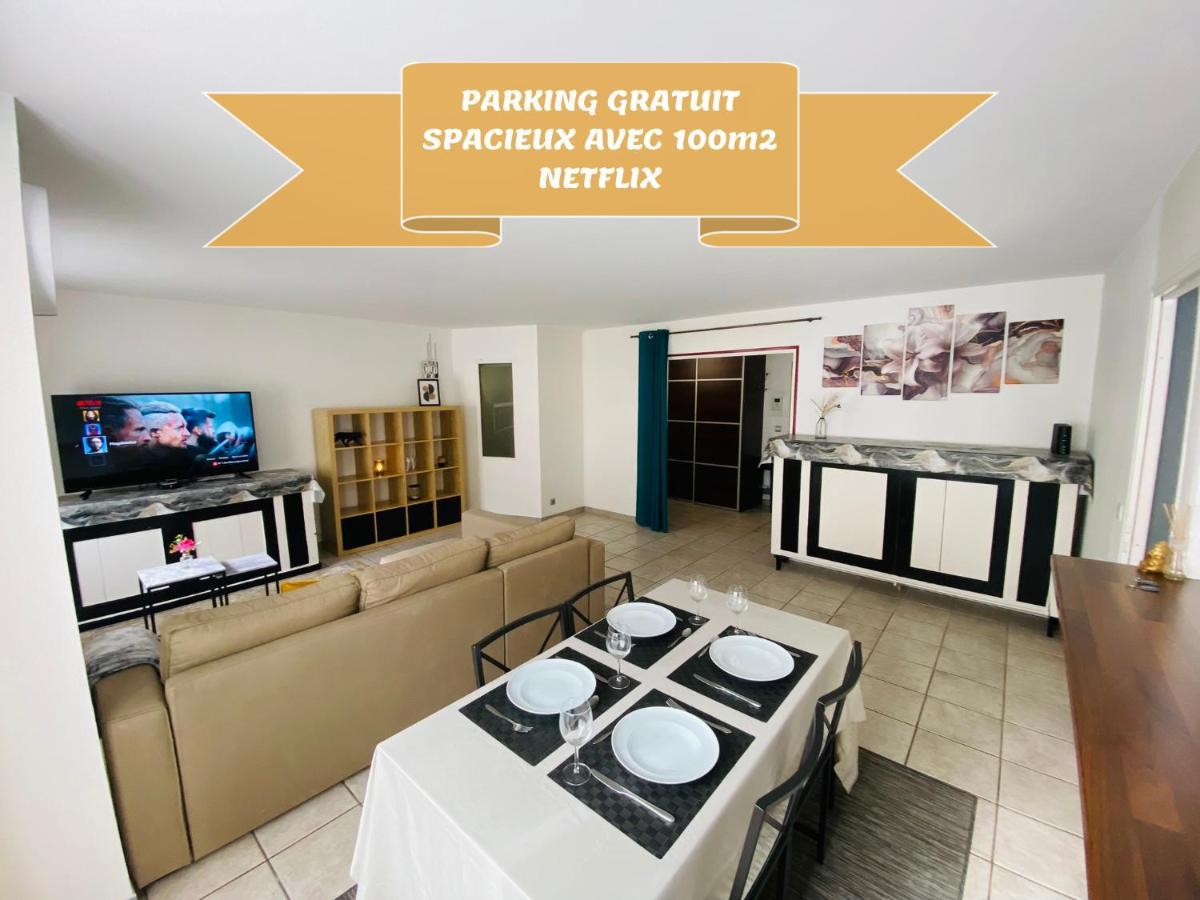 Parking & 100M2 En Plein Centre Ville Apartamento Reims Exterior foto